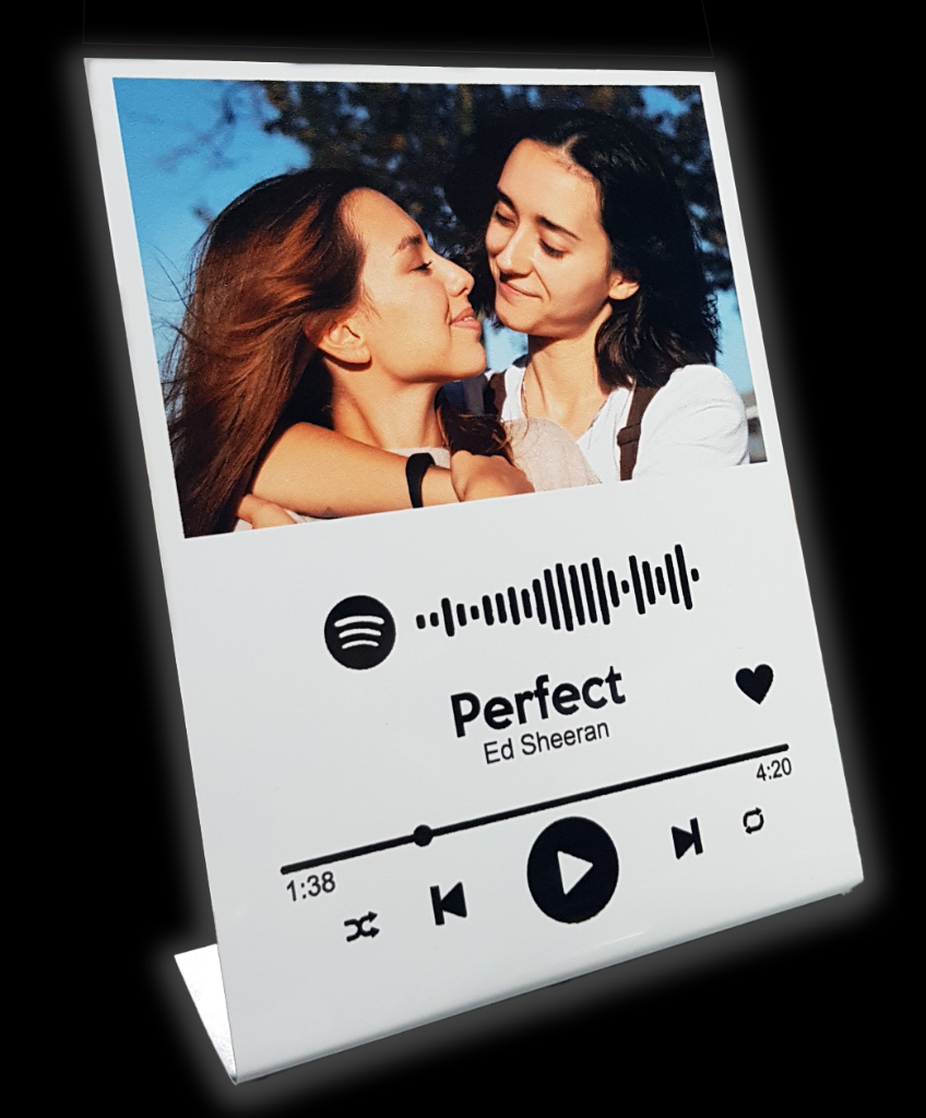 Placa Spotify Cristal - Regalos Personalizados
